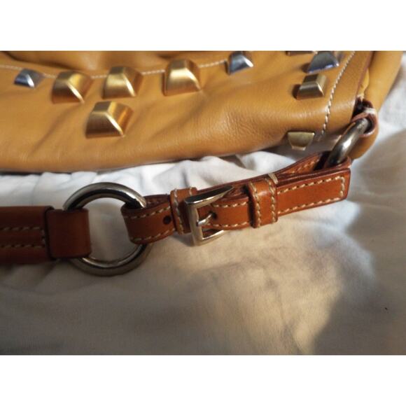 Prada Brown Suede Shoulder Bag BR2429 with Card & Dust Bag - Picture 13 of 16